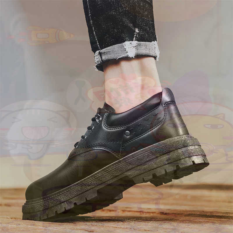 Men'S Hawaiian Formal Wear - Dark Natural หนังแฟชั่น Trainers เทนนิสรองเท้าผ้าใบผู้ชายรองเท้าแฟชั่นรองเท้าผ้าใบคุณภาพกีฬาราคาต่ําสุขภาพ