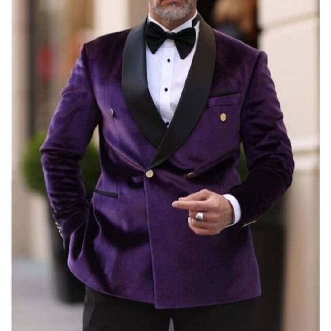 Formal Men Party Wear Jacket - ชุดสูทกำมะหยี่สำหรับงานแต่งงานผู้ชาย ไซส์ XS-6XL เสื้อเบลเซอร์เจ้าบ่าว ชุดทักซิโด้สำหรับธุรกิจ งานแต่งงาน
