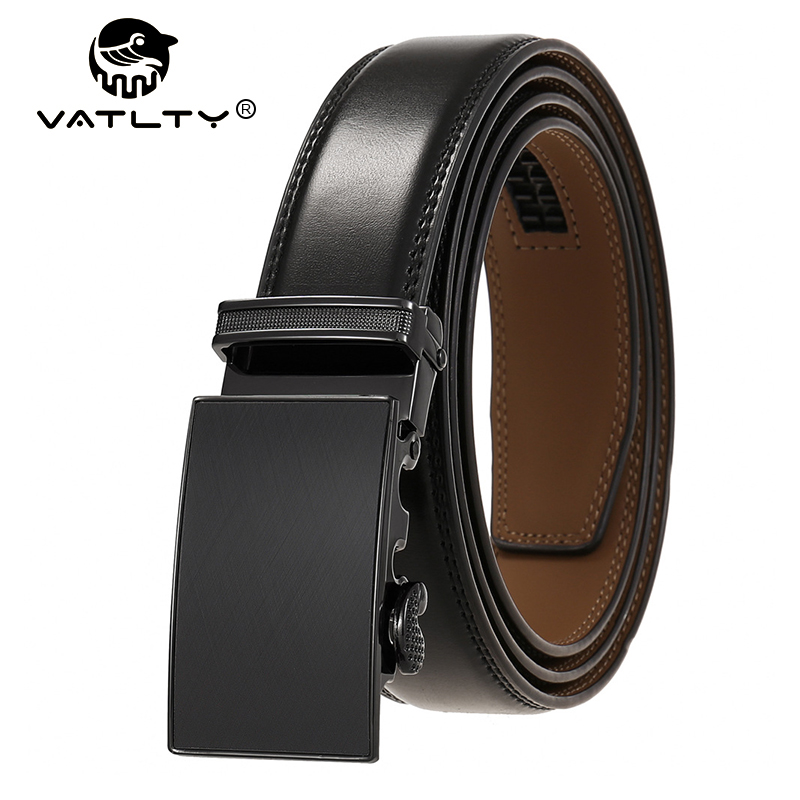 Formal Belt Leather Thin - VATLTY อย่างเป็นทางการของแท้หนังผู้ชายเข็มขัด Hard อัตโนมัติเข็มขัดเข็มขัดชาย30มม.ธรรมชาติ Cowhide Non-Porous