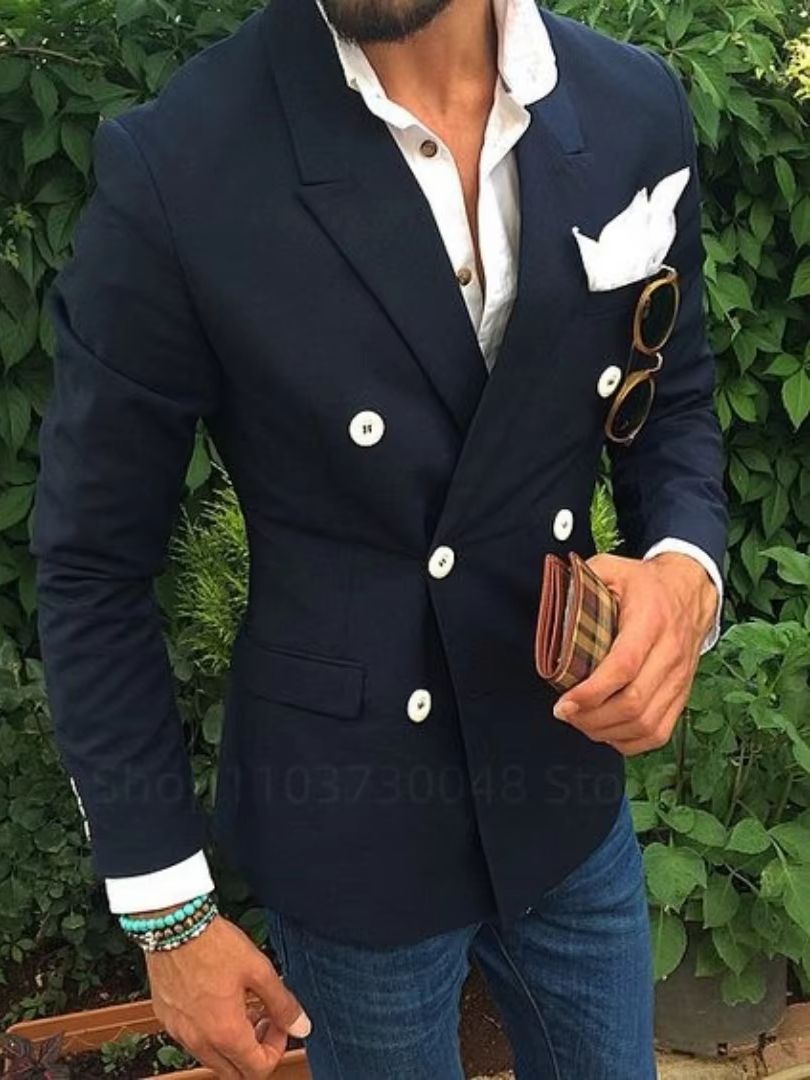 ชุดสูทเจ้าบ่าวไซส์ 6XL เสื้อเบ - Formal Men Party Wear Jacket บทวิจารณ์และราคา