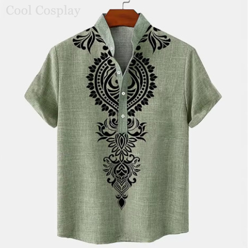 เสื้อเชิ้ตเฮนลีย์สไตล์เรโทรสำห - Men'S Ethnic & Formal Designer Wear Studio S บทวิจารณ์และราคา