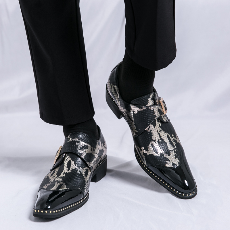 รองเท้าเรโทรคลาสสิค Le Fu สำหร - Men'S Formal Party Wear Shoes บทวิจารณ์และราคา