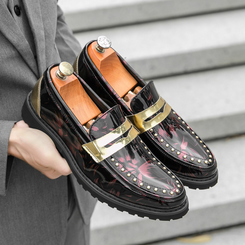 ผู้ชายแฟชั่นLoafers PUหนาSoled - Men'S Formal Party Wear Shoes บทวิจารณ์และราคา