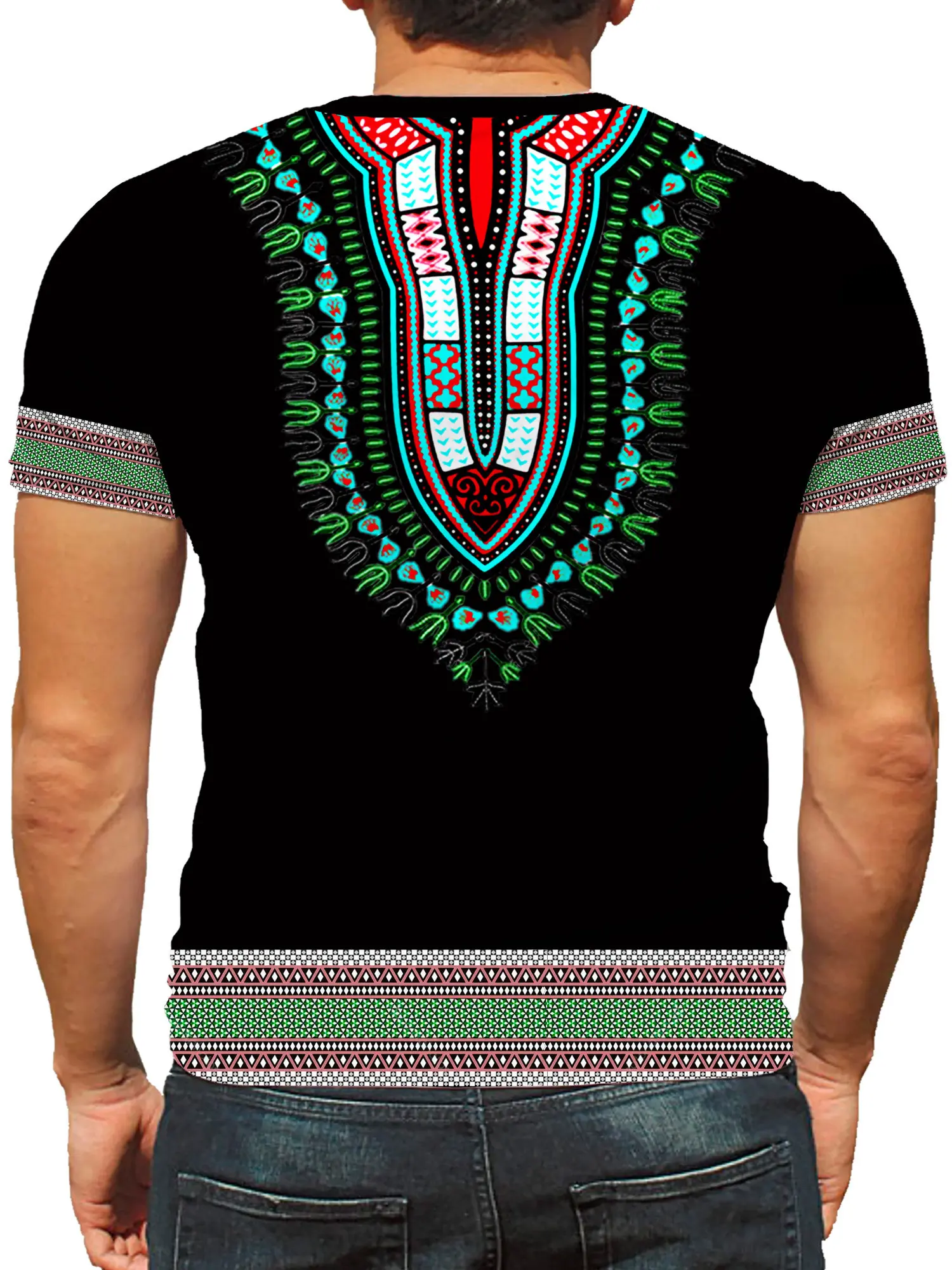 Casual Men's เสื้อยืดแอฟริกันว - Men'S Ethnic & Formal Designer Wear Studio S บทวิจารณ์และราคา