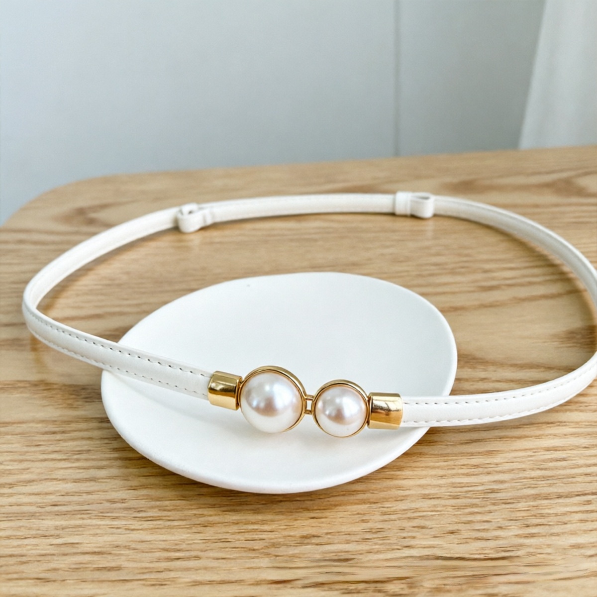 เข็มขัดเอวหนัง PU บางสำหรับผู้ - Formal Belt Leather Thin บทวิจารณ์และราคา