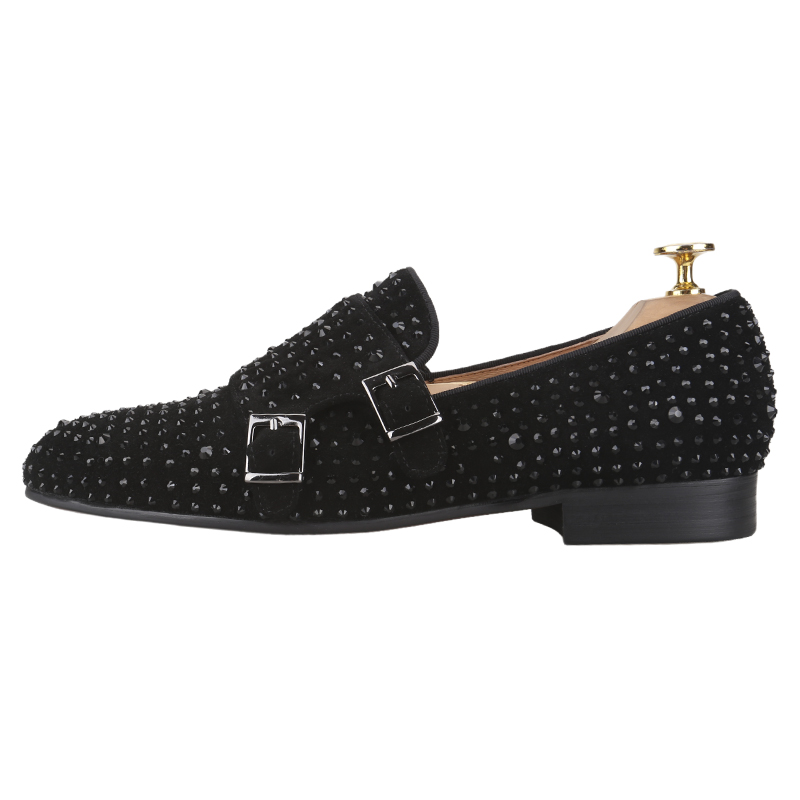 Piergitar ใหม่หนังนิ่มสีดําผู้ - Men'S Formal Party Wear Shoes บทวิจารณ์และราคา