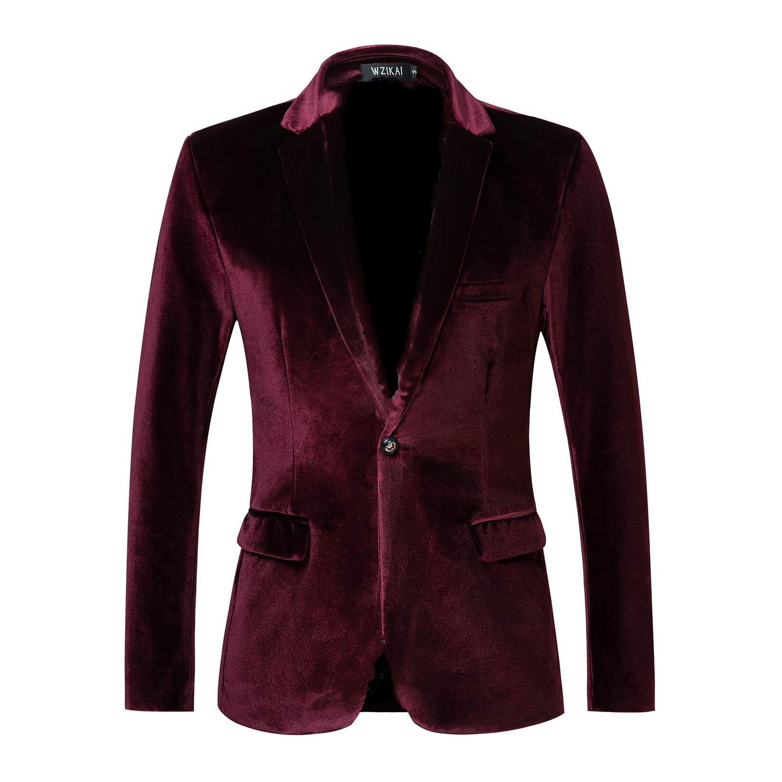 เสื้อเบลเซอร์กำมะหยี่ทรงเข้ารู - Men'S Style Formal Wear บทวิจารณ์และราคา