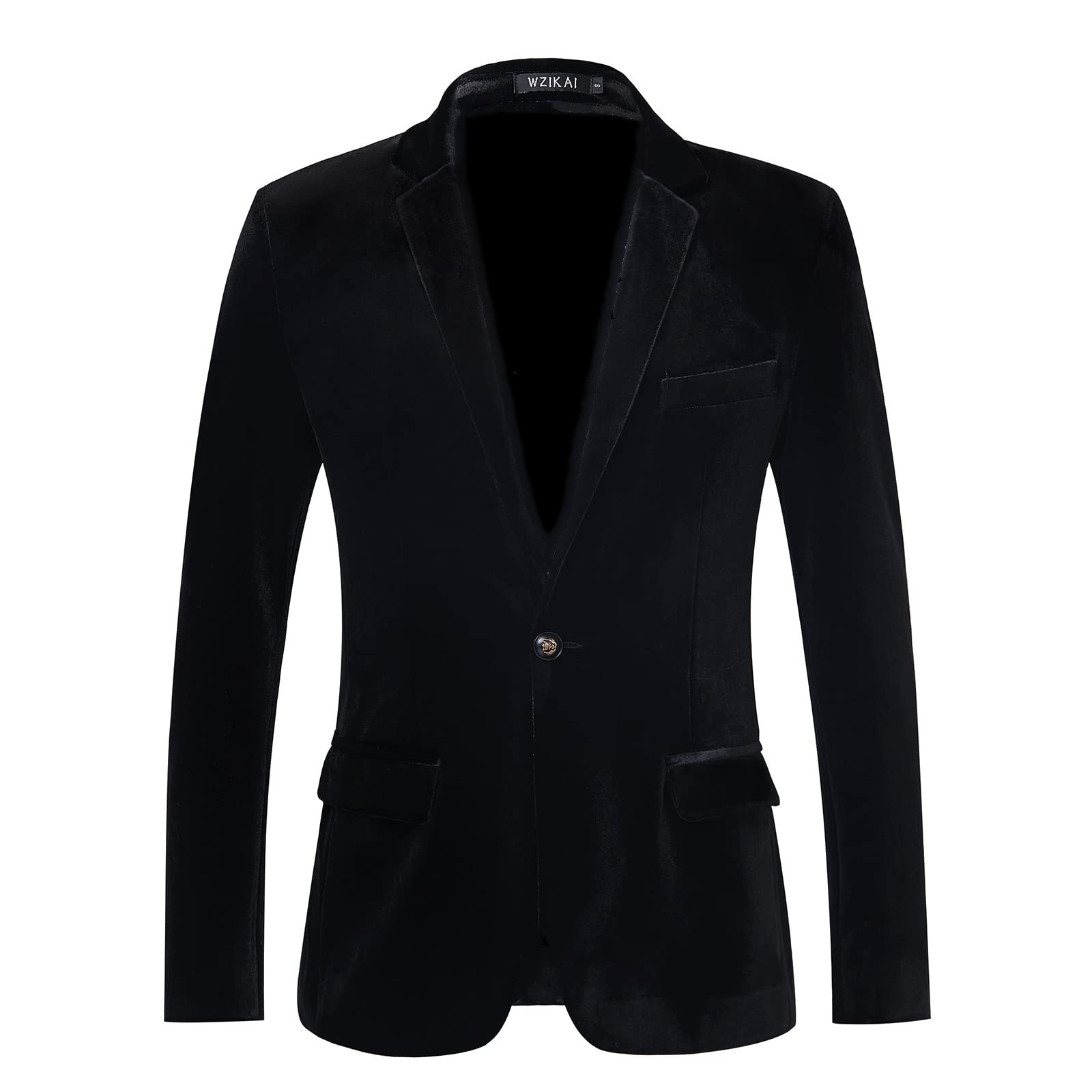 เสื้อเบลเซอร์กำมะหยี่ทรงเข้ารู - Men'S Style Formal Wear บทวิจารณ์และราคา