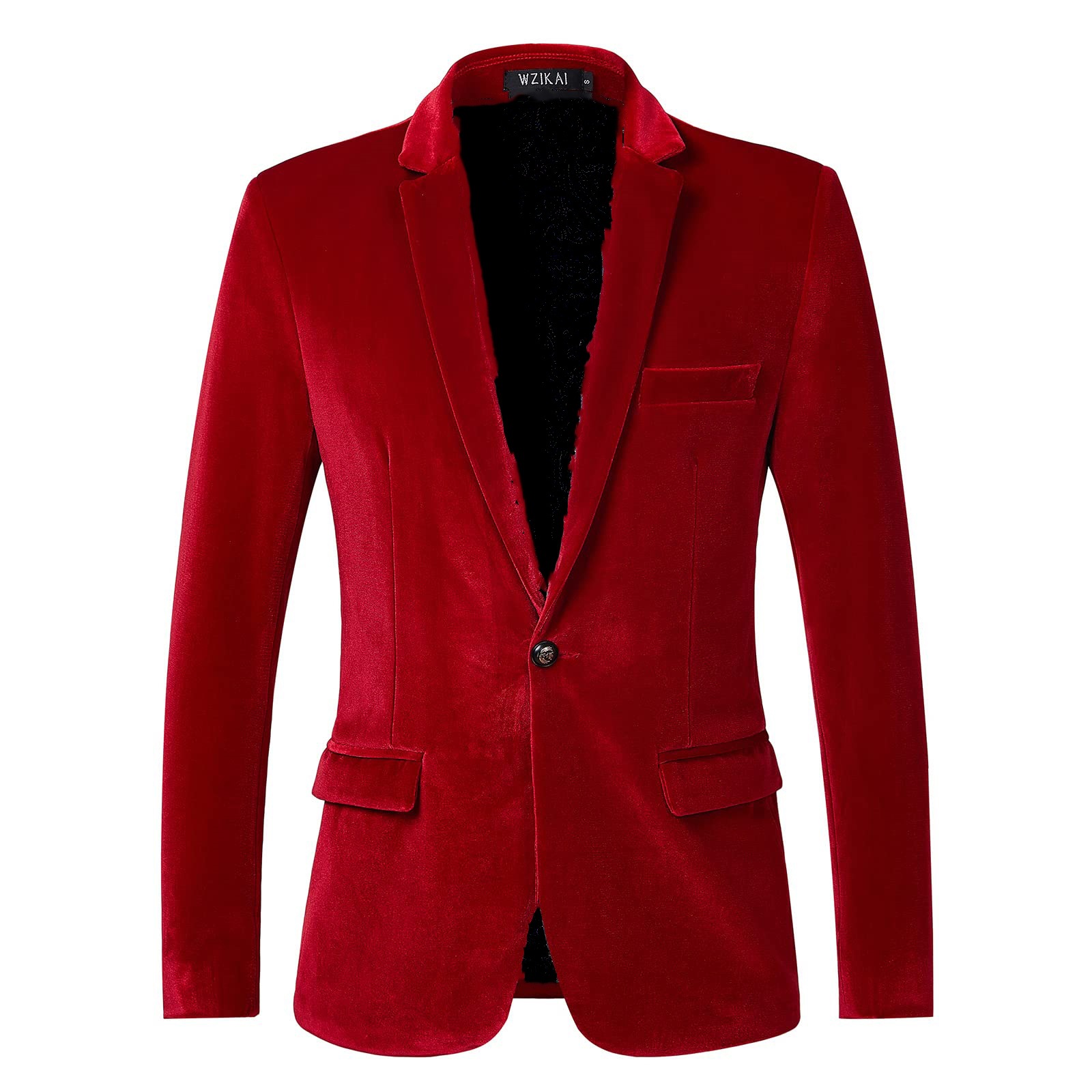 เสื้อเบลเซอร์กำมะหยี่ทรงเข้ารู - Men'S Style Formal Wear บทวิจารณ์และราคา