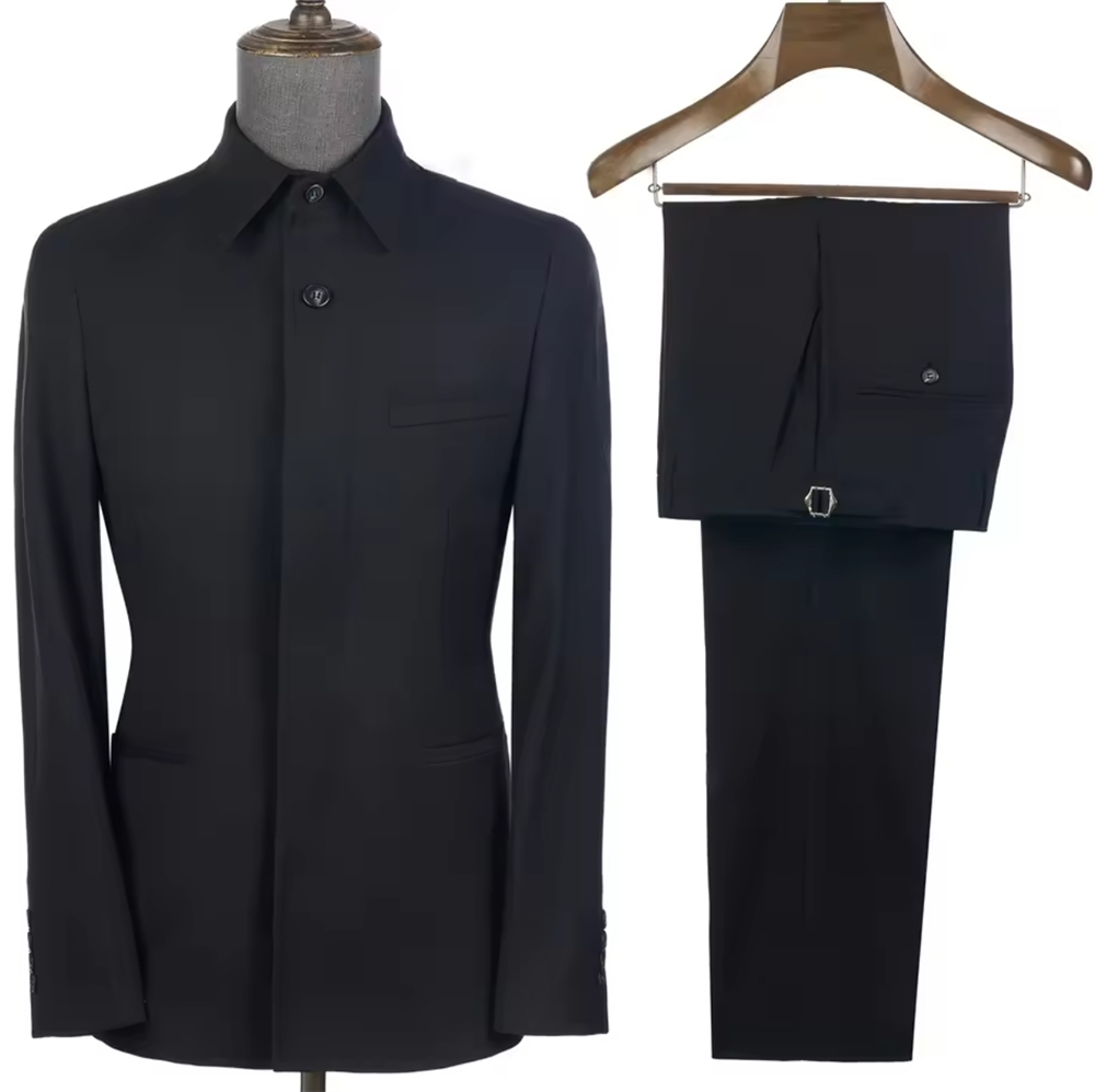 ชุดซาฟารีสั่งตัดสำหรับผู้ชาย 2 - Men Formal Wear Jacket บทวิจารณ์และราคา