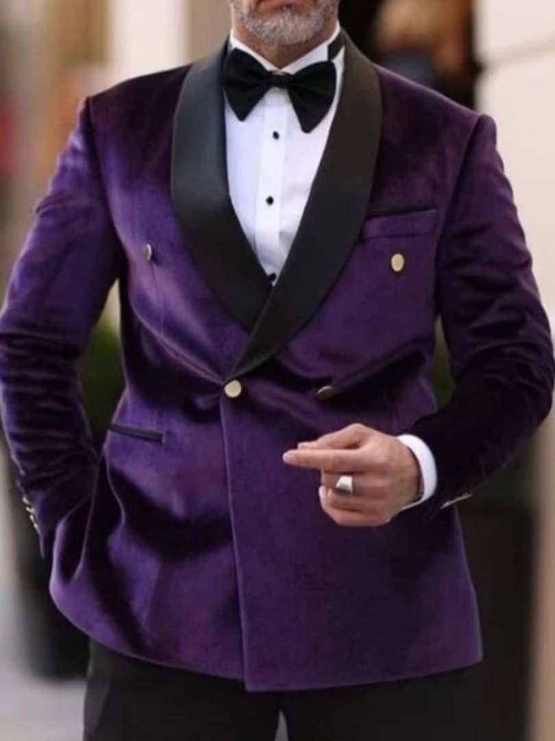 ชุดสูทกำมะหยี่สำหรับงานแต่งงาน - Formal Men Party Wear Jacket บทวิจารณ์และราคา
