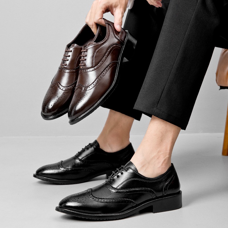 รองเท้าหนังทรงคลาสสิกสำหรับผู้ - Men'S Style Formal Wear บทวิจารณ์และราคา