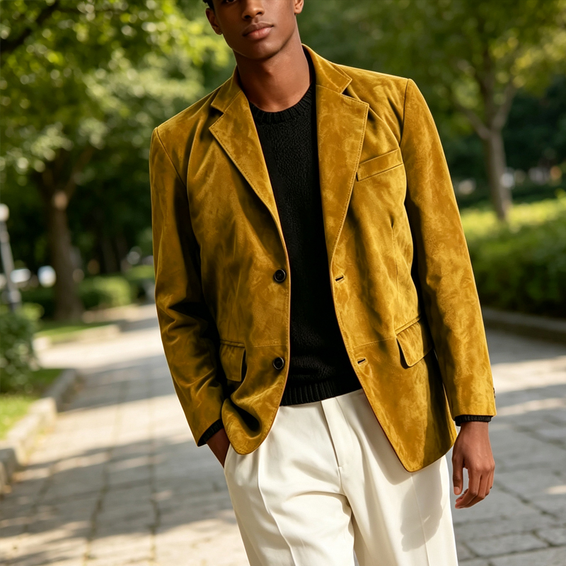เสื้อเบลเซอร์ผู้ชายสไตล์เรโทร  - Formal Men Party Wear Jacket บทวิจารณ์และราคา