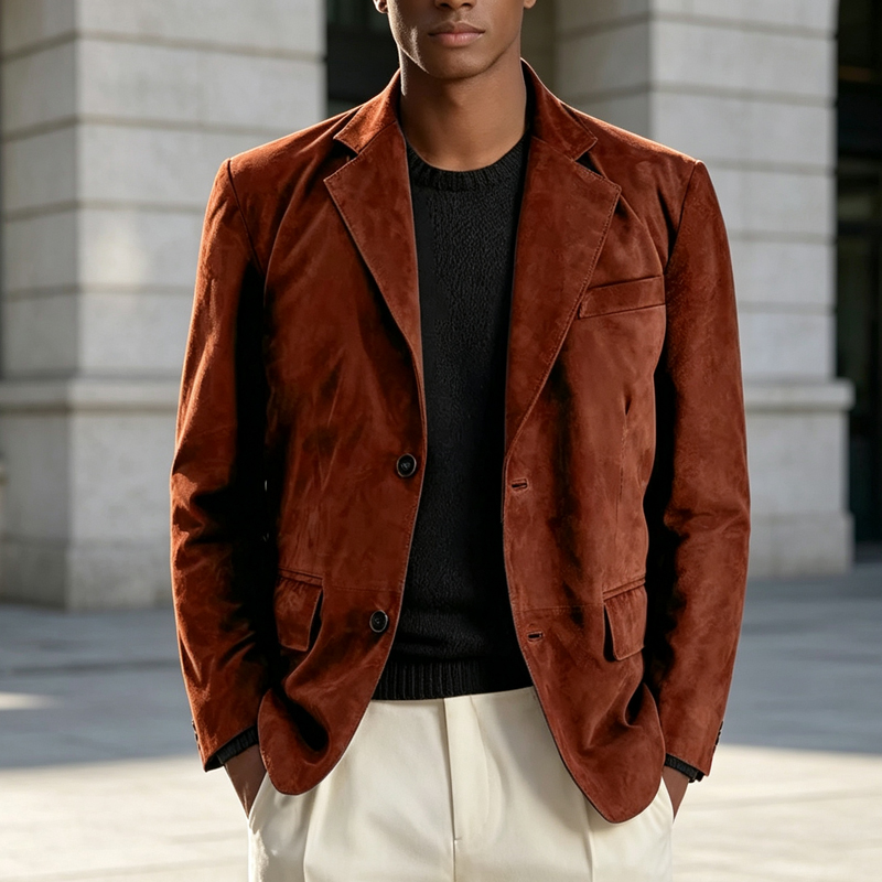เสื้อเบลเซอร์ผู้ชายสไตล์เรโทร  - Formal Men Party Wear Jacket บทวิจารณ์และราคา