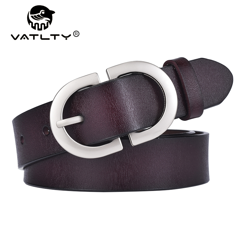 VATLTY 2022 เข็มขัดหนังผู้หญิง - Formal Belt Leather Thin บทวิจารณ์และราคา