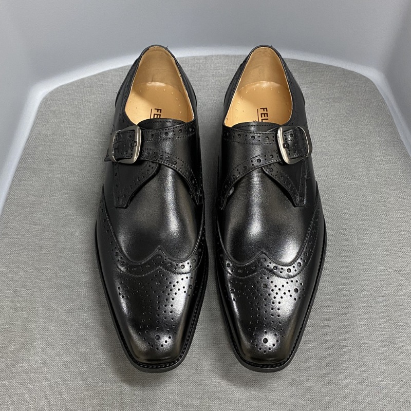 รองเท้าลำลองผู้ชาย หนังแกะสลัก - Men'S Formal Party Wear Shoes บทวิจารณ์และราคา