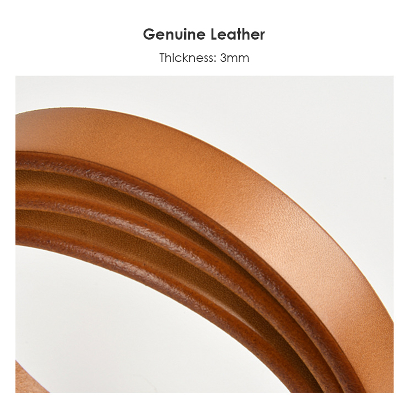 VATLTY 2.3 ซม.เข็มขัดหนังผู้หญ - Formal Belt Leather Thin บทวิจารณ์และราคา
