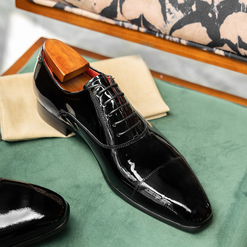 รองเท้าหนังผู้ชายสไตล์อังกฤษแบ - Men'S Style Formal Wear บทวิจารณ์และราคา