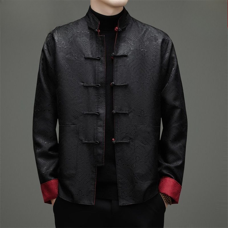 เสื้อคลุมผู้ชายสไตล์ถัง แขนยาว - Men'S Style Formal Wear บทวิจารณ์และราคา