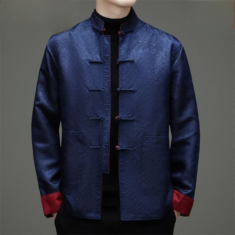 เสื้อคลุมผู้ชายสไตล์ถัง แขนยาว - Men'S Style Formal Wear บทวิจารณ์และราคา