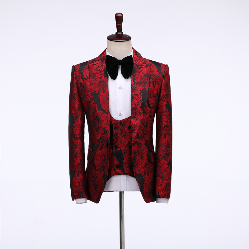 ชุดสูทผู้ชายลายดอกไม้ปี 2026 ช - Men Formal Wear Jacket บทวิจารณ์และราคา