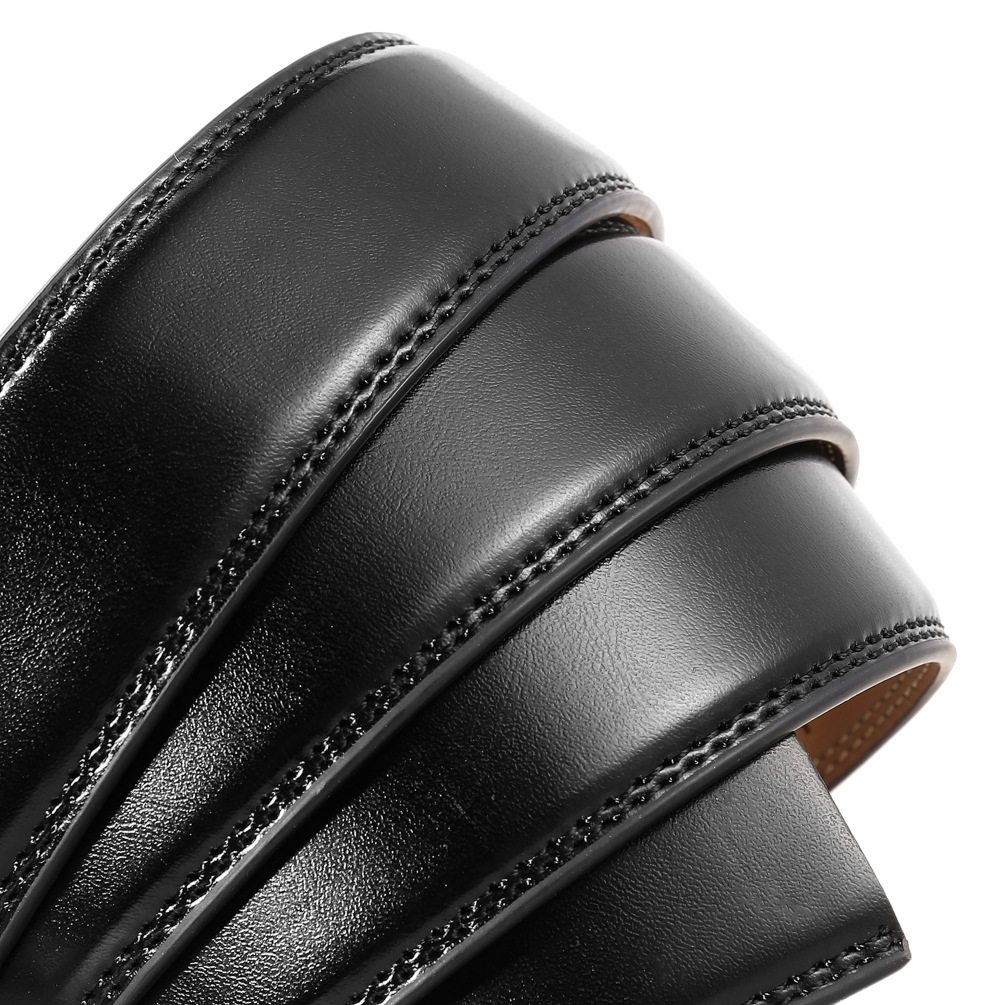 3-3.1 ซม.ความกว้าง Cowskin หนั - Formal Belt Leather Thin บทวิจารณ์และราคา