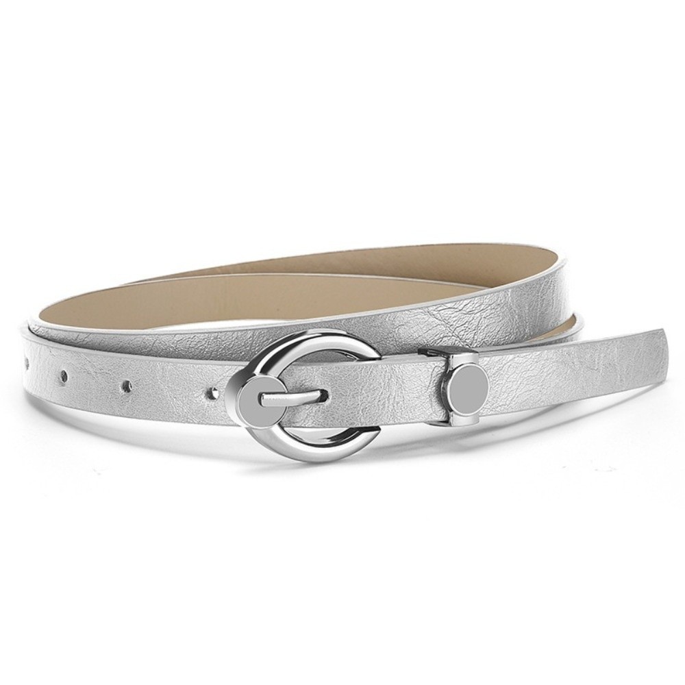 เข็มขัดเอวบางแบบหัวเข็มขัดโลหะ - Formal Belt Leather Thin บทวิจารณ์และราคา