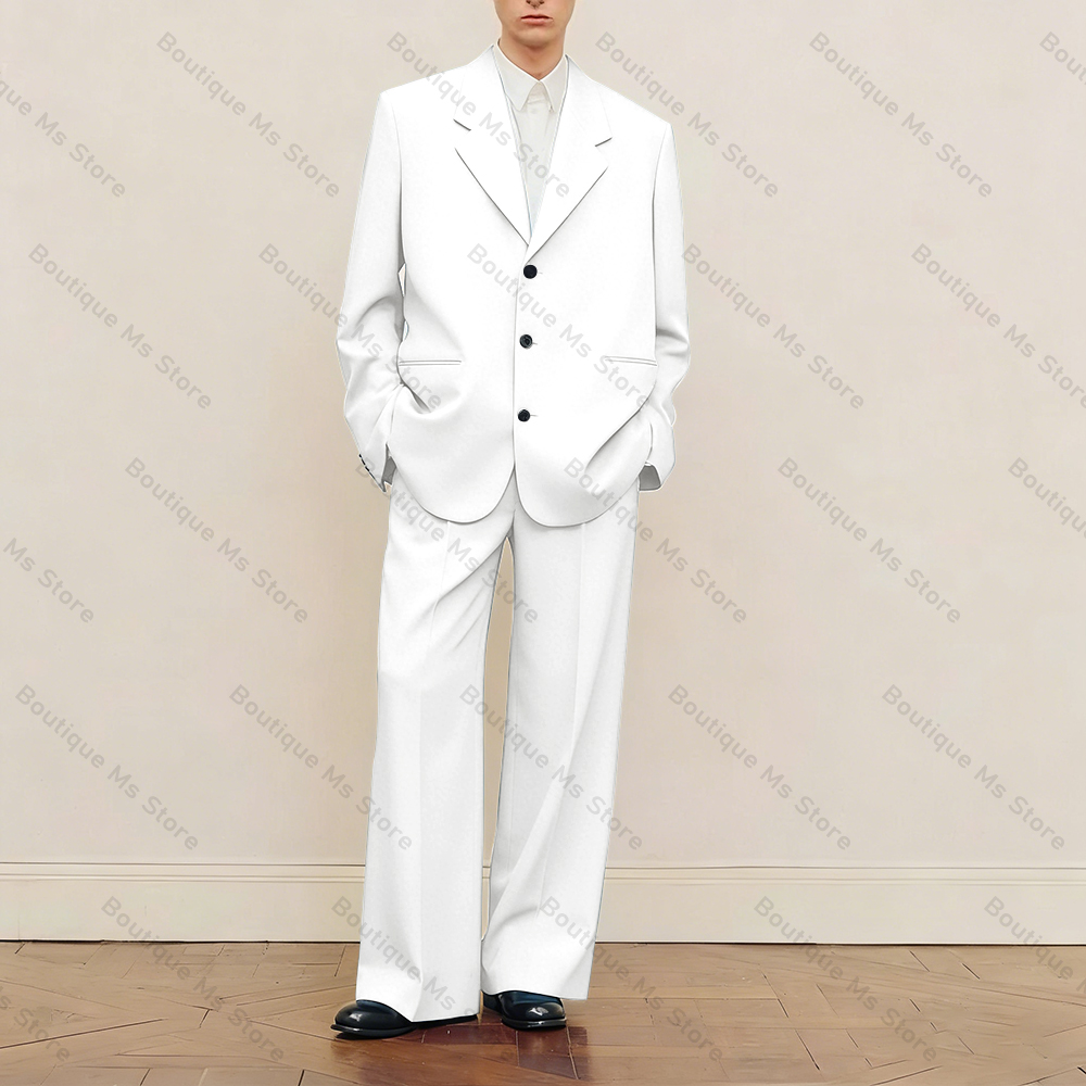 ชุดสูทผู้ชายสีดำทรงโอเวอร์ไซส์ - Men Formal Wear Jacket บทวิจารณ์และราคา
