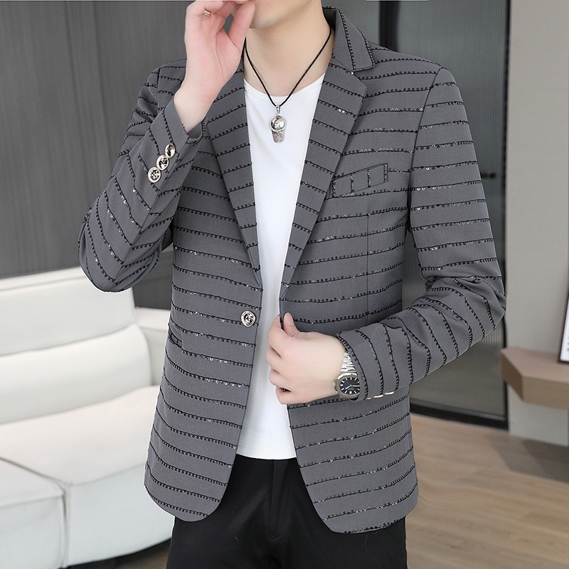 เสื้อเบลเซอร์ผู้ชาย ประดับเลื่ - Men'S Style Formal Wear บทวิจารณ์และราคา