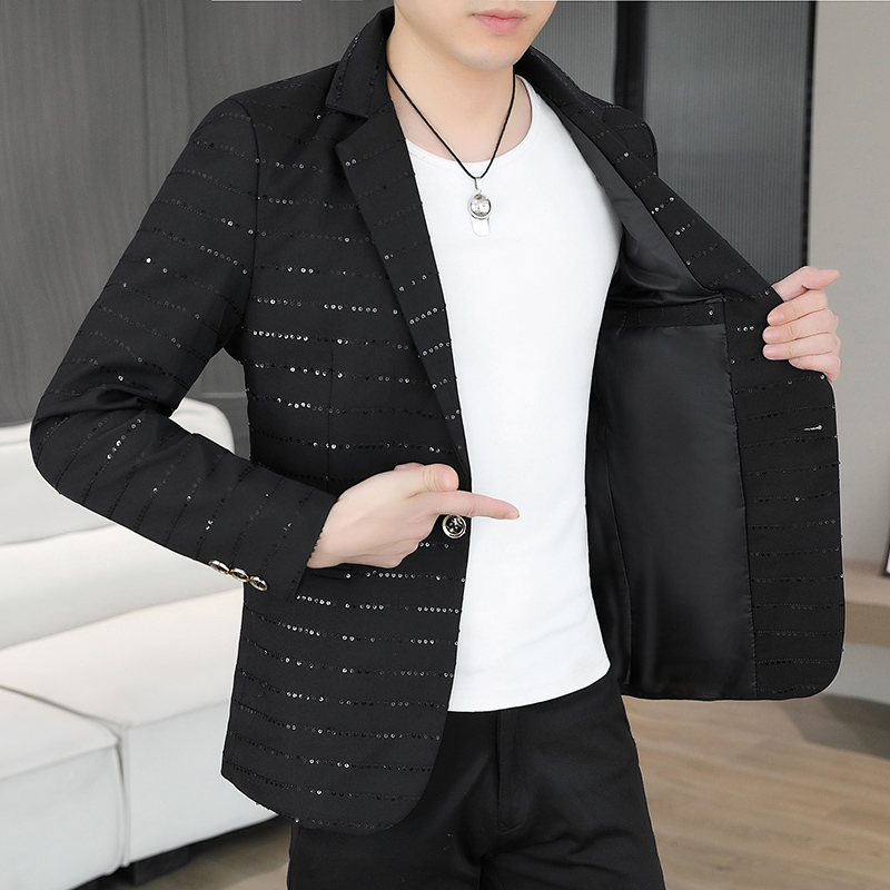 เสื้อเบลเซอร์ผู้ชาย ประดับเลื่ - Men'S Style Formal Wear บทวิจารณ์และราคา