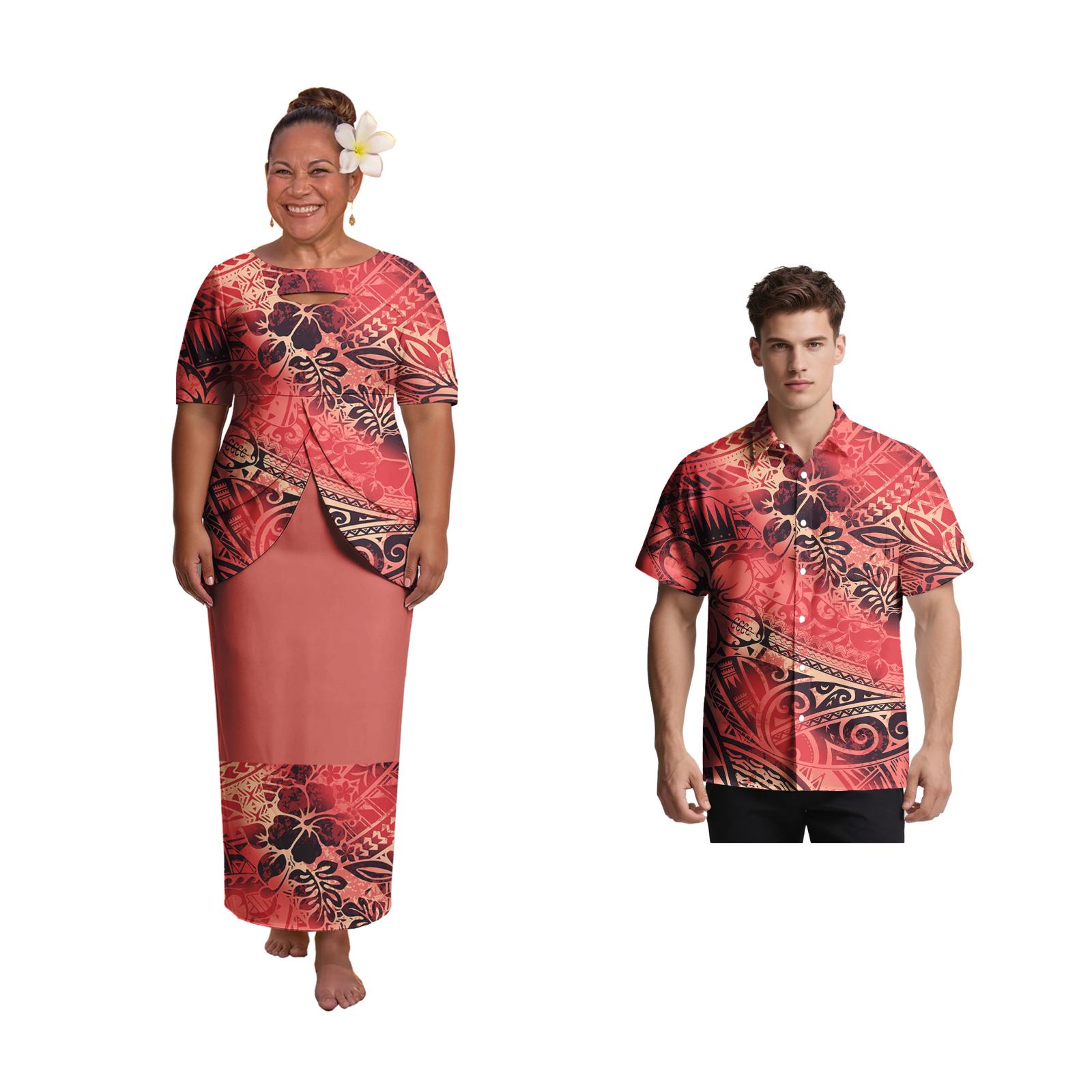 เสื้อคู่โอเวอร์ไซส์แฟชั่นขายดี - Men'S Hawaiian Formal Wear บทวิจารณ์และราคา