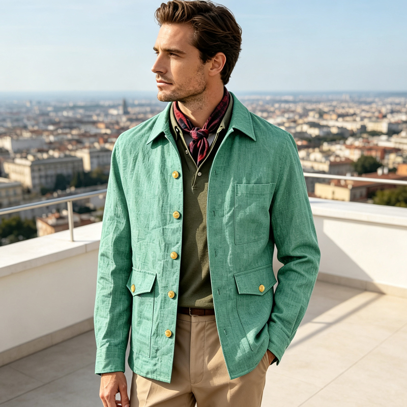 เสื้อแจ็คเก็ตผ้าลินินผู้ชายสไต - Men'S Style Formal Wear บทวิจารณ์และราคา
