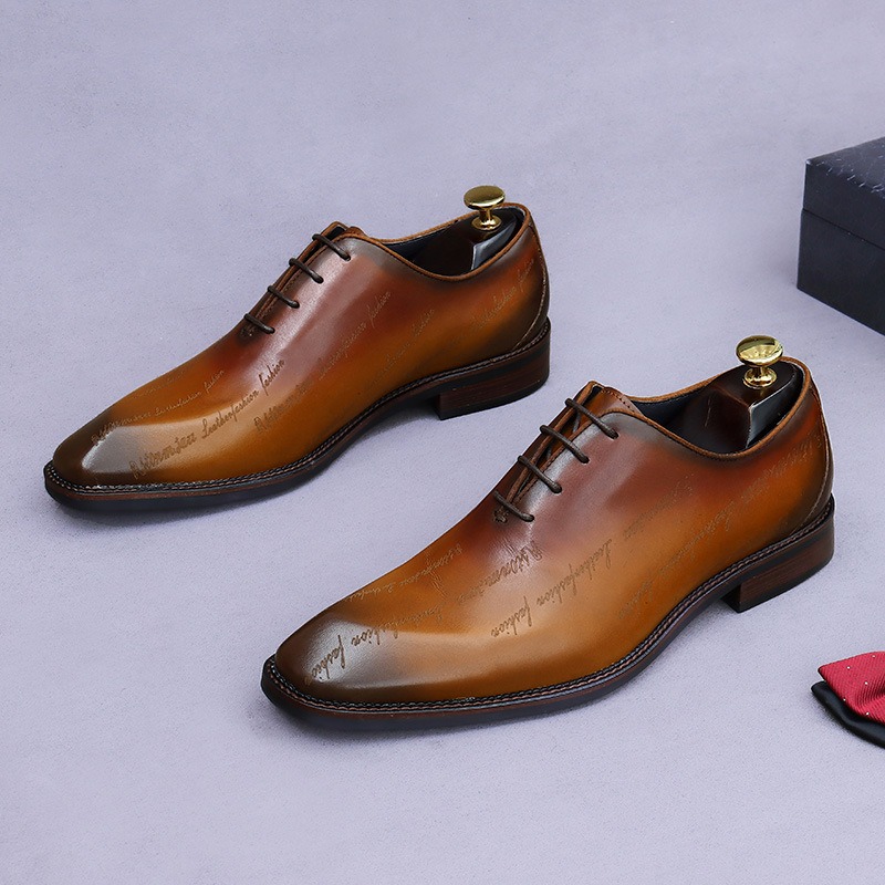 ผู้ชายรองเท้าหนังแท้ Oxford ให - Men'S Formal Party Wear Shoes บทวิจารณ์และราคา